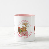 VIXEN REINDEER Pink Combo Mug (Centre)
