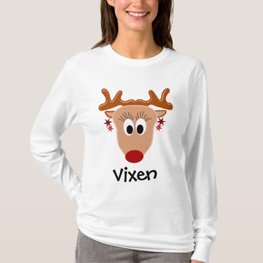 Vixen Reindeer T-Shirt (Voorkant)