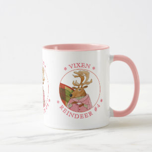 VIXEN RENDIEREN roze combo Mok