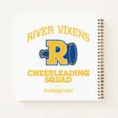 Vixens Cheerlead Squad Notitieboek (Achterkant)