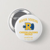 Vixens Cheerlead Squad Ronde Button 5,7 Cm (Voorkant /achterkant)