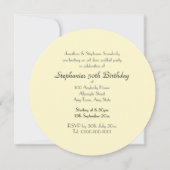  viylfotoserie-uitnodigingen voor microfoons kaart (Achterkant)