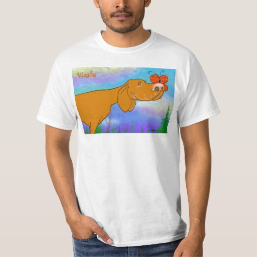 Vizsla 001 T-shirt (Voorkant)