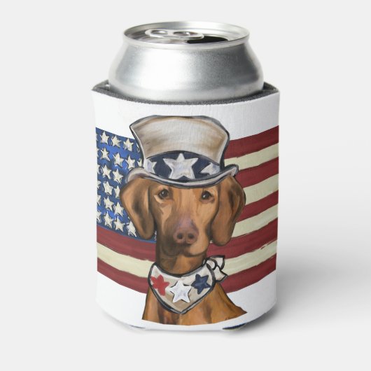 Vizsla 4 juli blikjeskoeler (Blikje Achterkant)