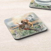 Vizsla, art bier onderzetter (Linkerzijde)