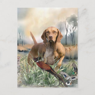 Vizsla, art briefkaart