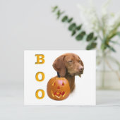 Vizsla Boo Briefkaart (Staand voorkant)