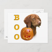 Vizsla Boo Briefkaart (Voorkant / Achterkant)