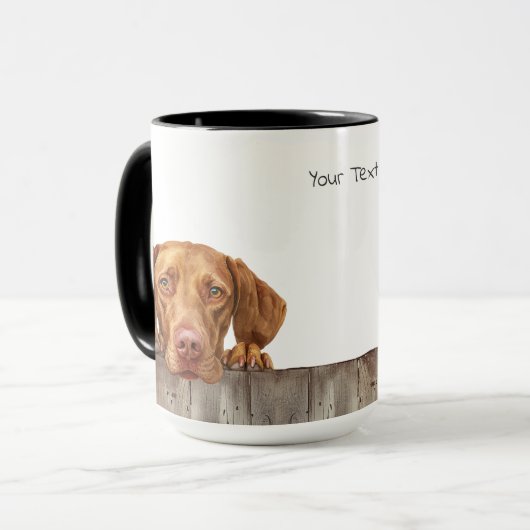 Vizsla Chien Mug (Devant gauche)