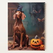 Vizsla Citrouille Halloween effroi (Dos)