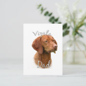 Vizsla Dad 2 Briefkaart (Staand voorkant)