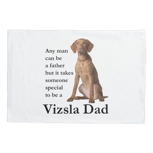 Vizsla Dad Pillowcase Kussensloop (Achterkant)
