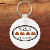Vizsla De Velcro Dog sleutelhanger (Voorkant)