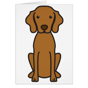 Vizsla Dog Cartoon