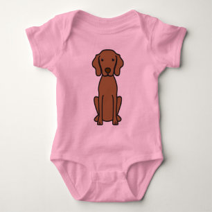 Vizsla Dog Cartoon Romper