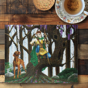 Vizsla Dog Elf Forest Legpuzzel
