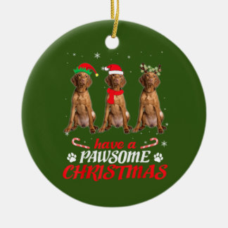 Vizsla Dog Keramisch Ornament