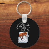 Vizsla Dog Nightgown Pajama  Sleutelhanger (Voorkant)