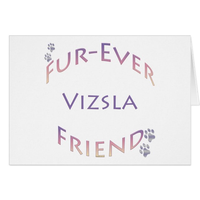 Vizsla Furever Friend (Devant horizontal)