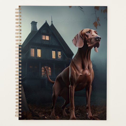 Vizsla Halloween eng Planner (Voorkant)