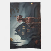 Vizsla Halloween eng Theedoek (Verticaal)