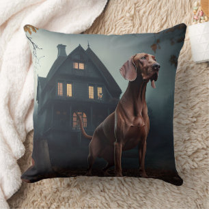 Vizsla Halloween Griezelen Kussen