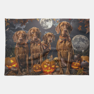 Vizsla Halloween Spoken Theedoek