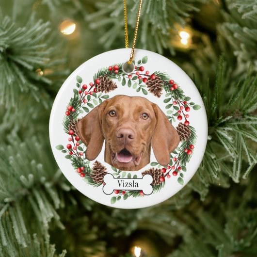vizsla hond Gepersonaliseerd Ornament voor huisdie (Boom)