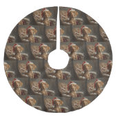 Vizsla Hond Kerstfeest Kerstboom Rok (Voorkant)