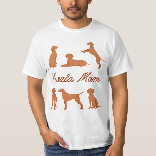 Vizsla Hond Moeder Tshirt (Voorkant)