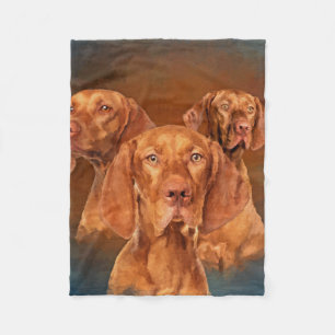 Vizsla - Hongaarse aanwijzer Collage Fleece Deken