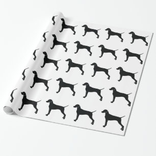 Vizsla in Silhouette Cadeaupapier