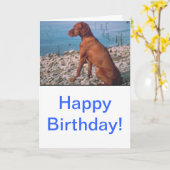 Vizsla Kaart (Gele Bloem)