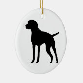 Vizsla Keramisch Ornament (Rechts)