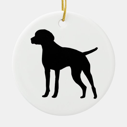 Vizsla Keramisch Ornament (Voorkant)