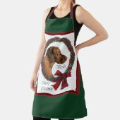 Vizsla kerstcadeautjes schort (Insitu)