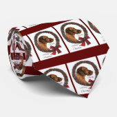 Vizsla kerstcadeautjes stropdas (Opgerold)