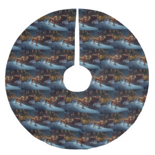 Vizsla Kerstfeest Seizoen Kerstboom Rok