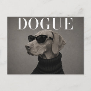 Vizsla Luxe Mode Editorial Briefkaart
