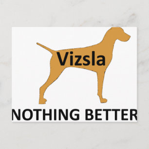 Vizsla naam silo kleur niets beters briefkaart