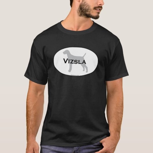 Vizsla Oval T-shirt (Voorkant)