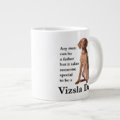 Vizsla Papa Jumbo Mug (Devant droit)