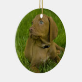 Vizsla puppy Ornament (Rechts)