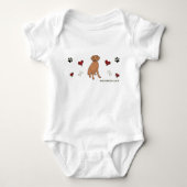 vizsla romper (Voorkant)