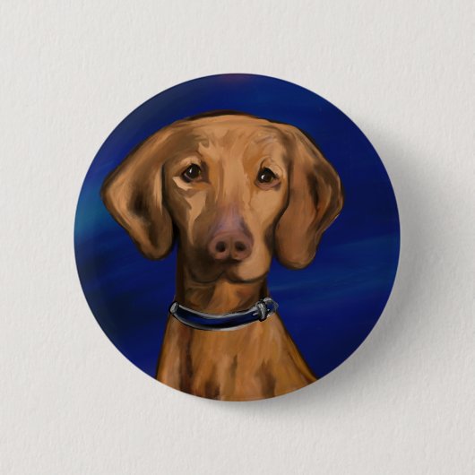 Vizsla Ronde Button 5,7 Cm (Voorkant)