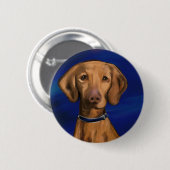 Vizsla Ronde Button 5,7 Cm (Voorkant /achterkant)