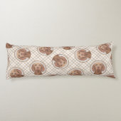 Vizsla Schilderij Golden Rust Schattigee Originele Lichaamskussen (Achterkant)