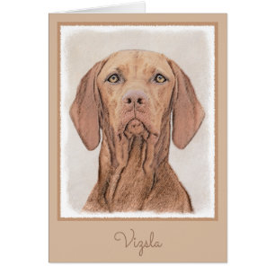 Vizsla-schildering - Cute Original Dog Art