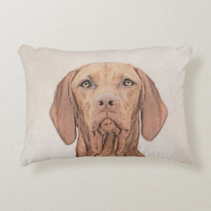 Vizsla-schildering - Cute Original Dog Art Accent Kussen