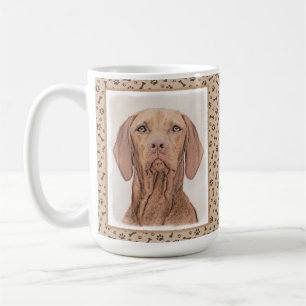 Vizsla-schildering - Cute Original Dog Art Koffiemok